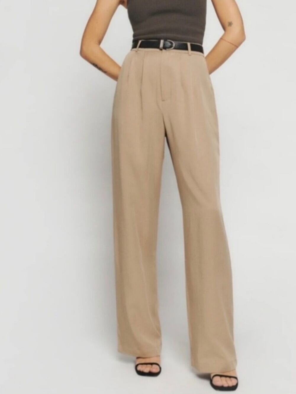 Reformation Mason Pant Pleated Womens 2P Petite